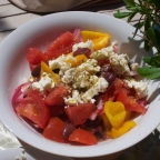 Simple Greek Salad(Horiatiki)